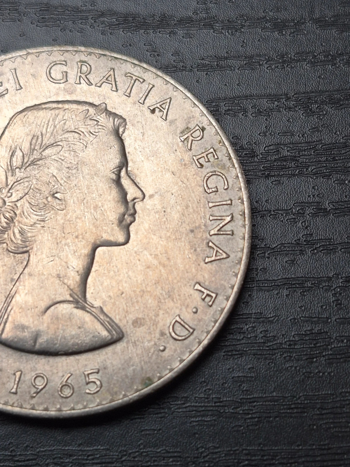 Pièce 1 Crown Churchill 1965" ou "Couronne Winston Churchill Commémorative 5