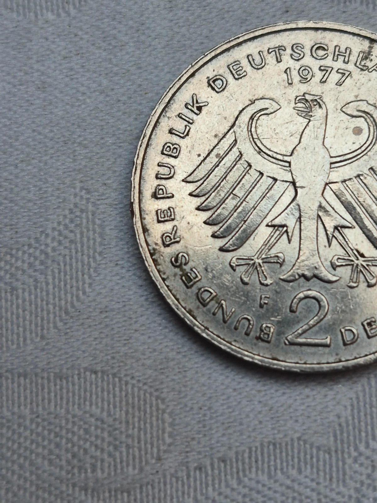 Pièce de 2 deutsche mark (1977) 3