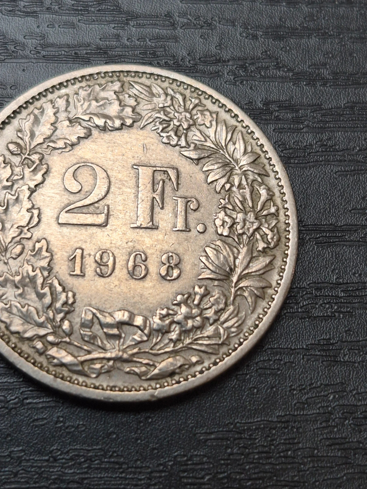 Monnaie Suisse 2 Francs - Année 1968 5