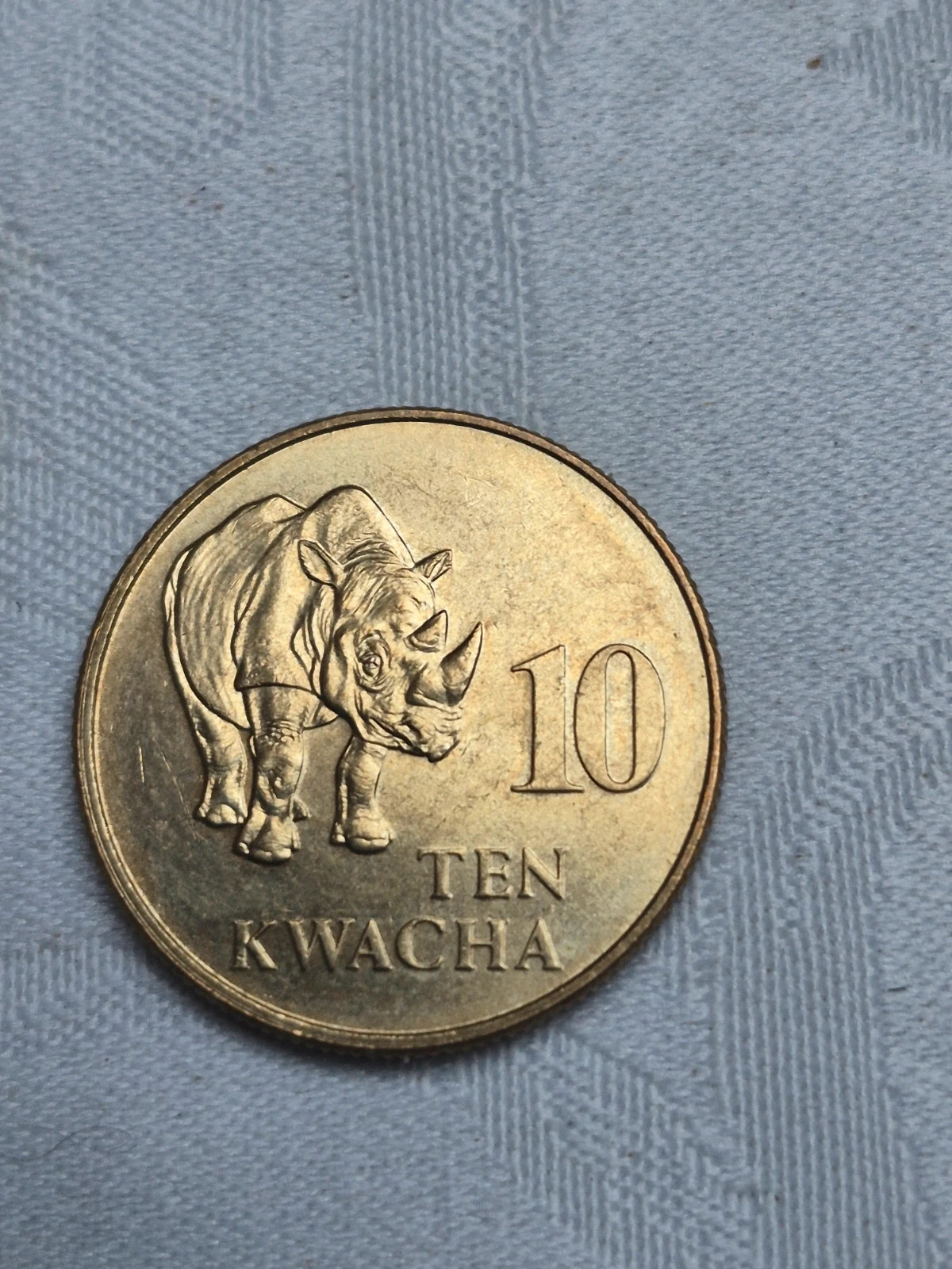 Pièce de 10 Kwacha zambien (1992) 3