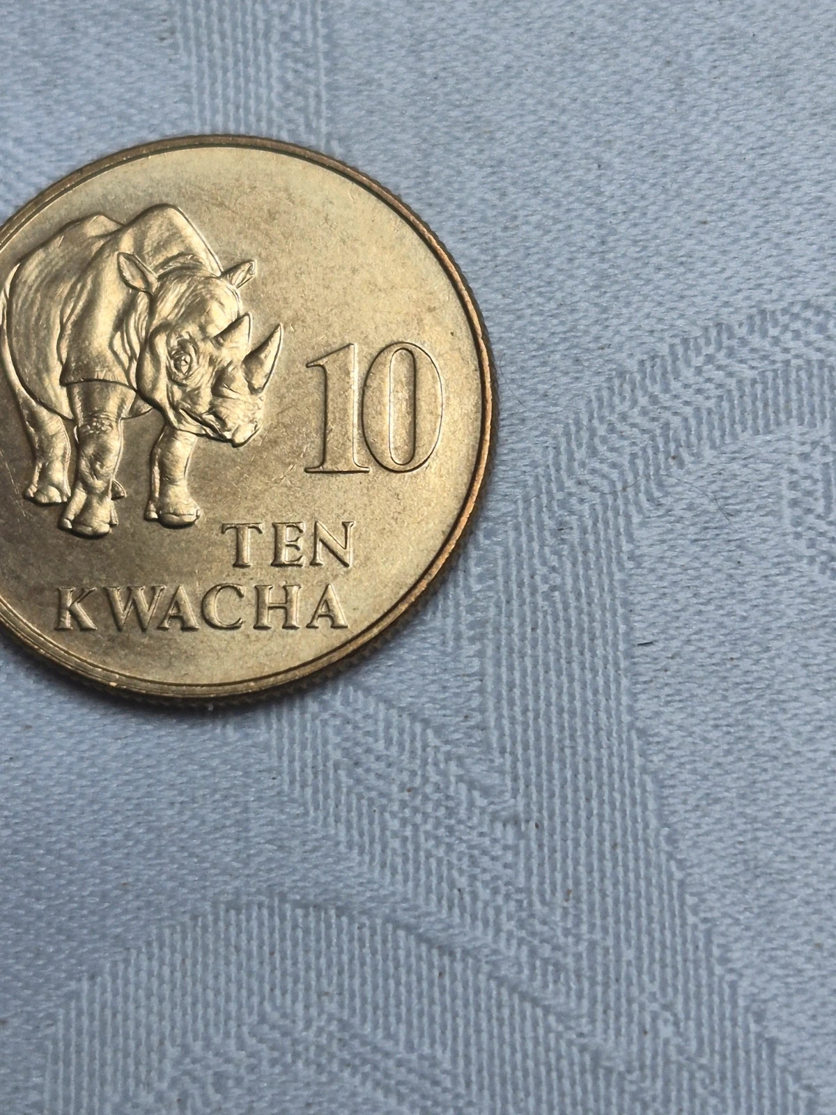 Pièce de 10 Kwacha zambien (1992) 4