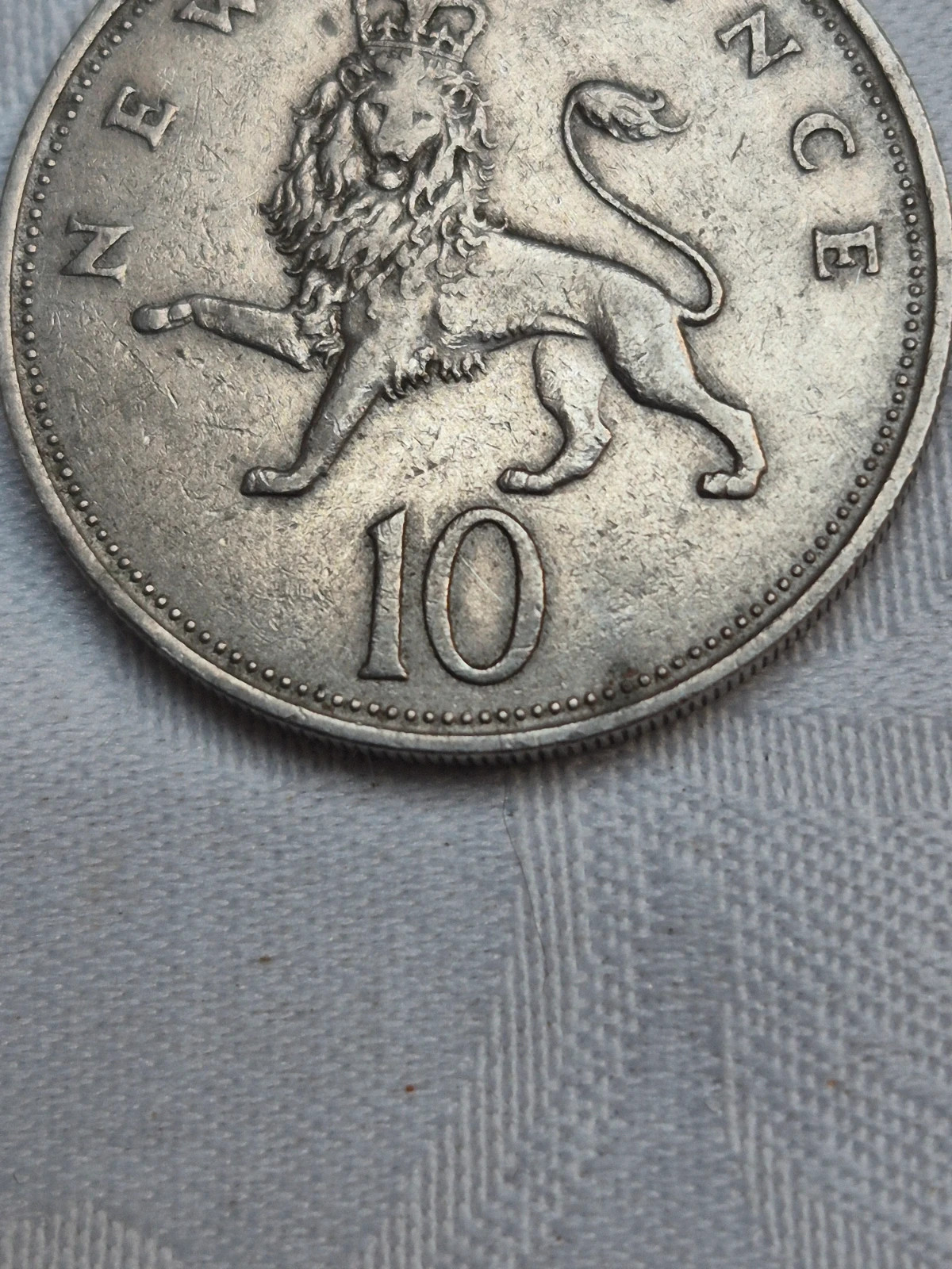 Pièce 10 New Pence 1968 - Elizabeth II - Royaume-Uni 2