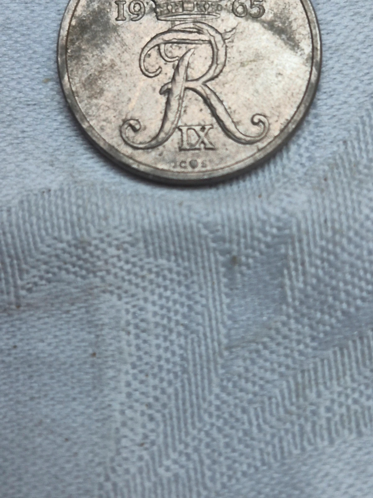 Pièce de 10 øre danois (1965) 2
