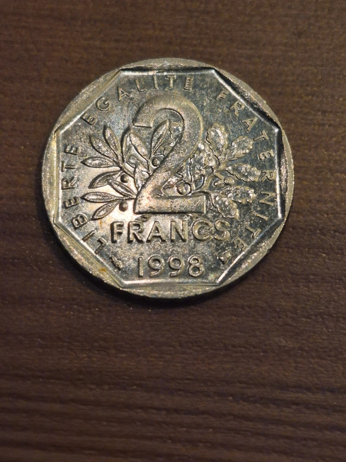Pièce 2 Francs 1998 Semeuse 2