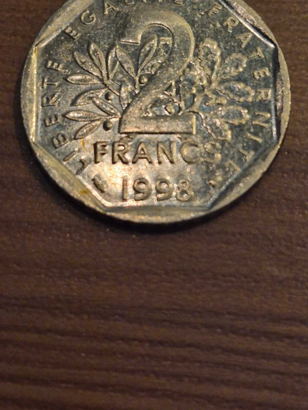 Pièce 2 Francs 1998 Semeuse 3