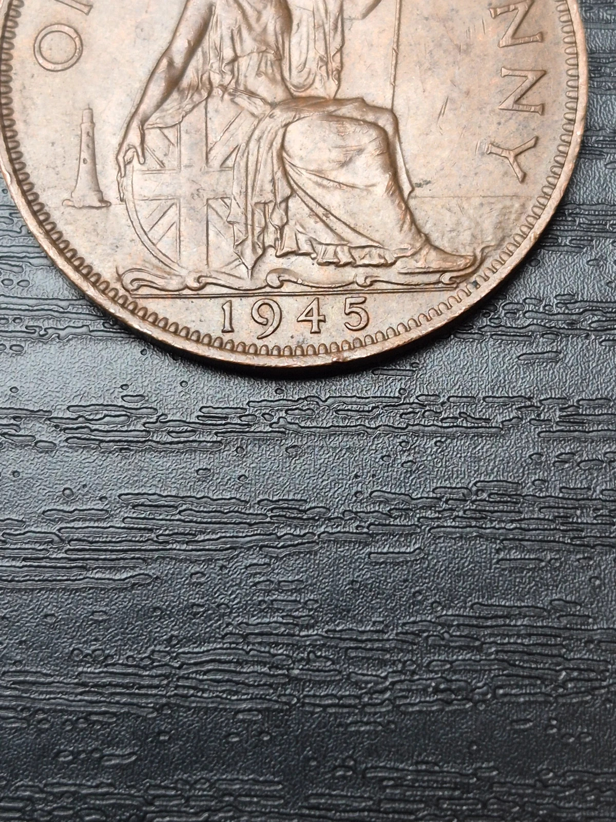 pièce 1 Penny 1945 - George VI - Royaume-Uni 2