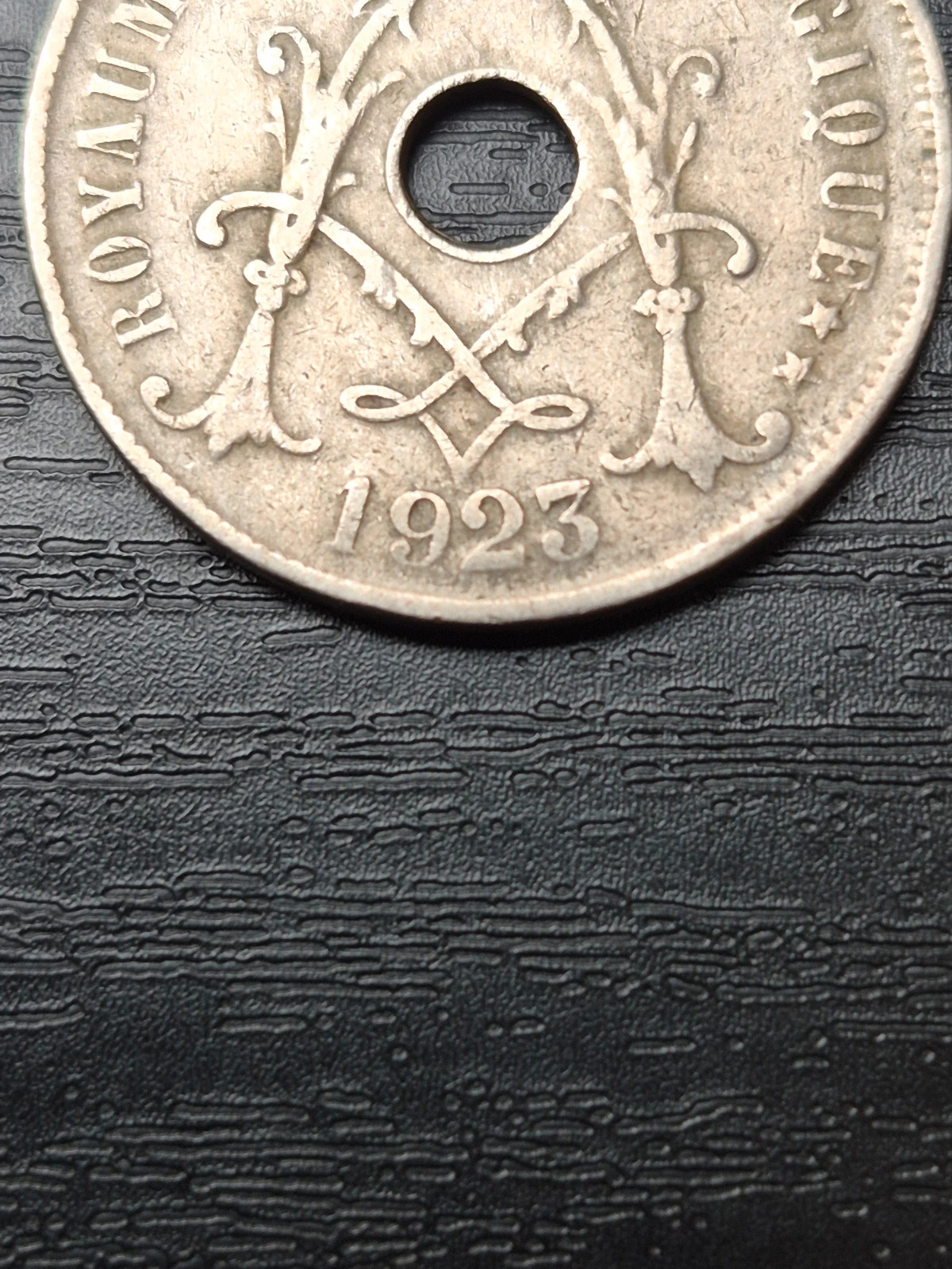 Pièce 25 centimes Belgique 1923 - Albert Ier - Type Michaux 2