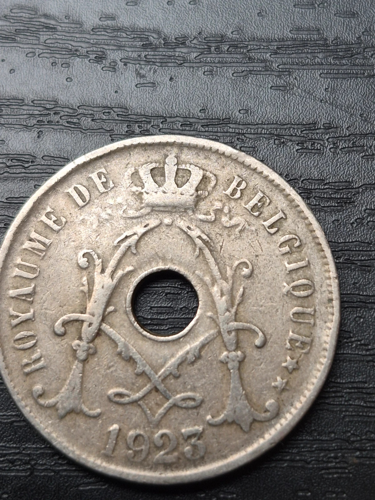 Pièce 25 centimes Belgique 1923 - Albert Ier - Type Michaux 4