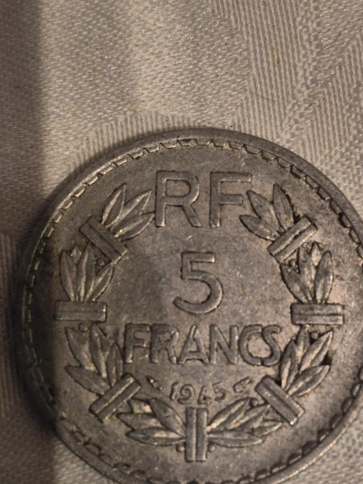 Pièce de 5 francs Lavrillier (1945) 3