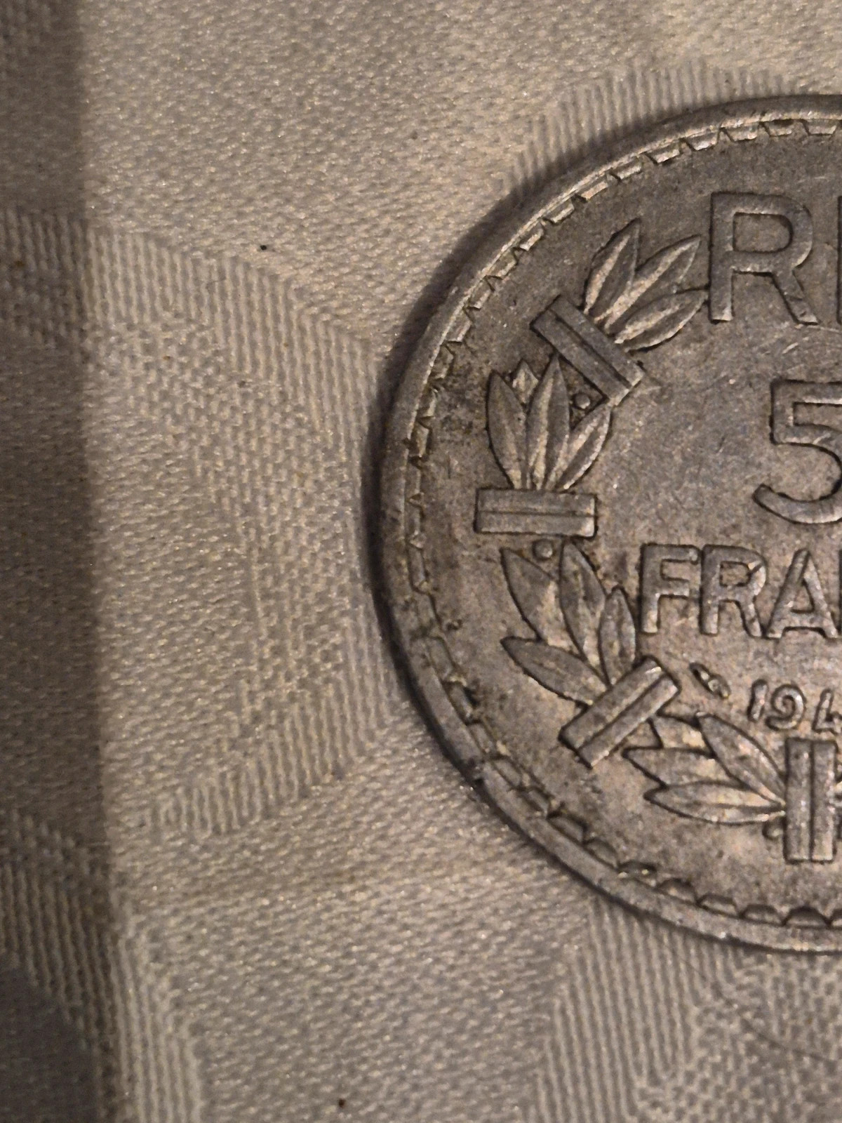 Pièce de 5 francs Lavrillier (1945) 2