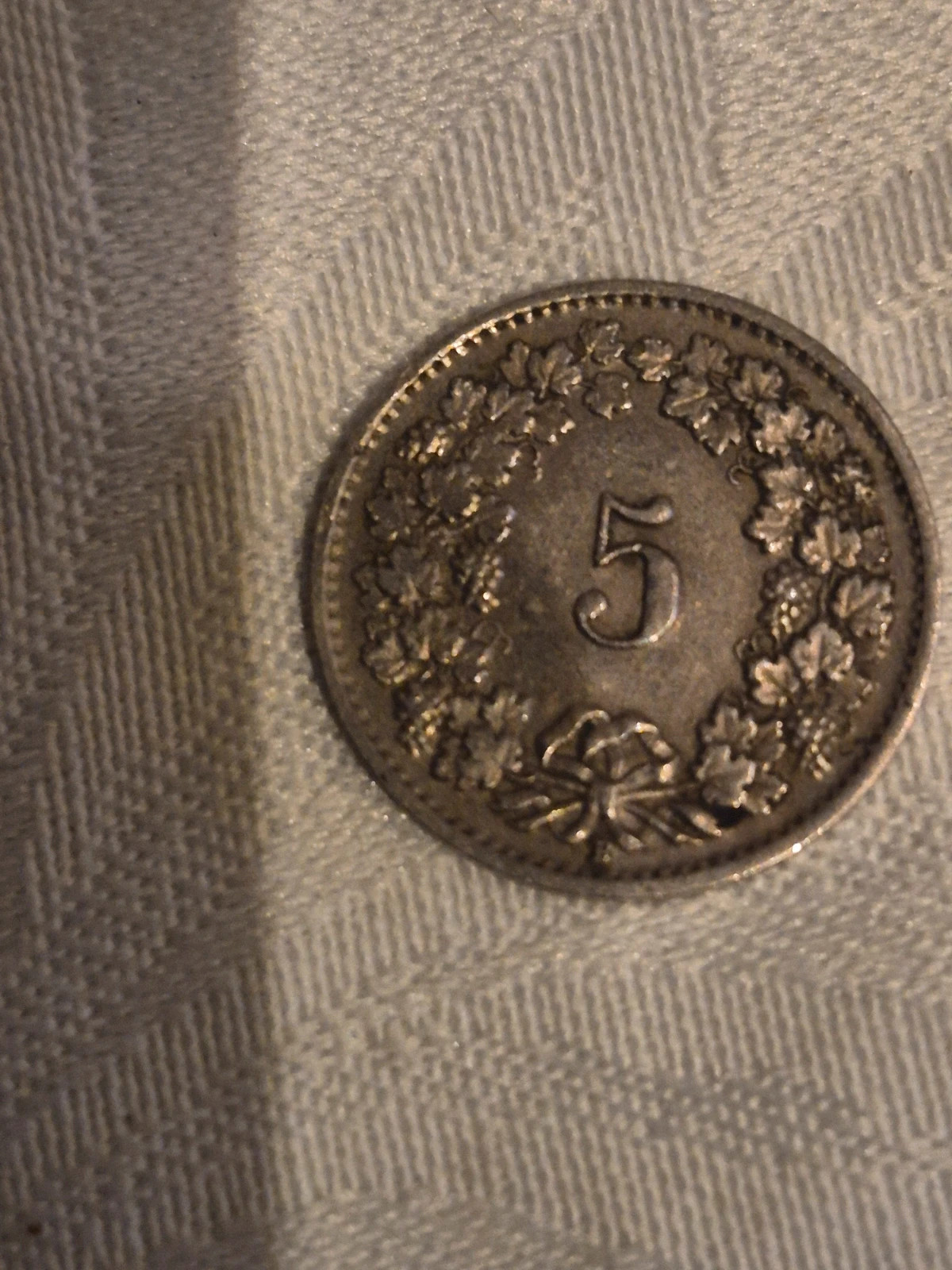 Pièce de 5 centimes Suisse (1943) 4