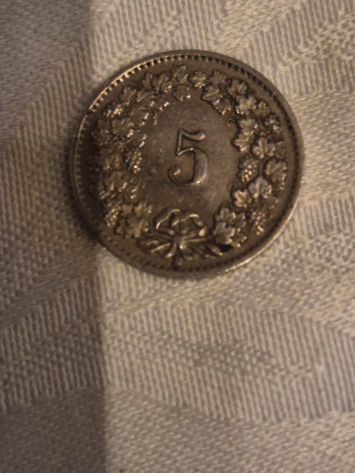 Pièce de 5 centimes Suisse (1943) 5