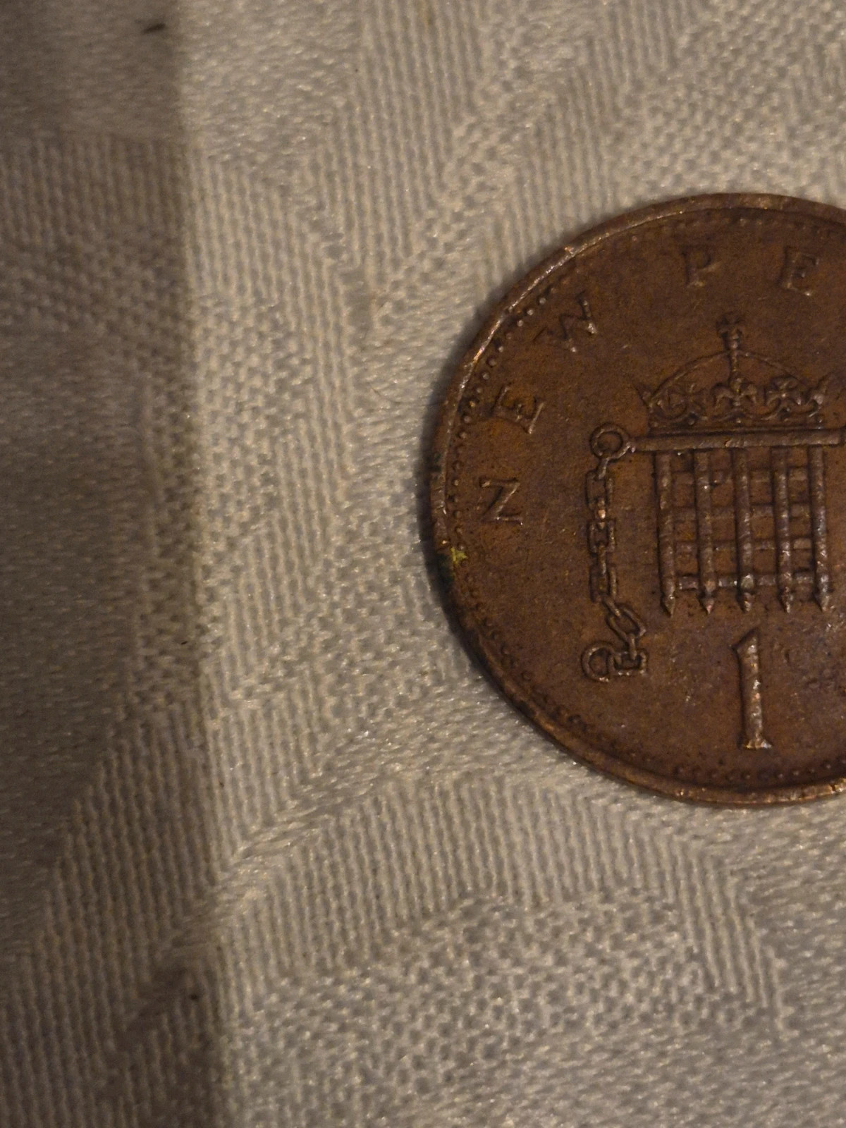Pièces de 1 New penny (1971) 2