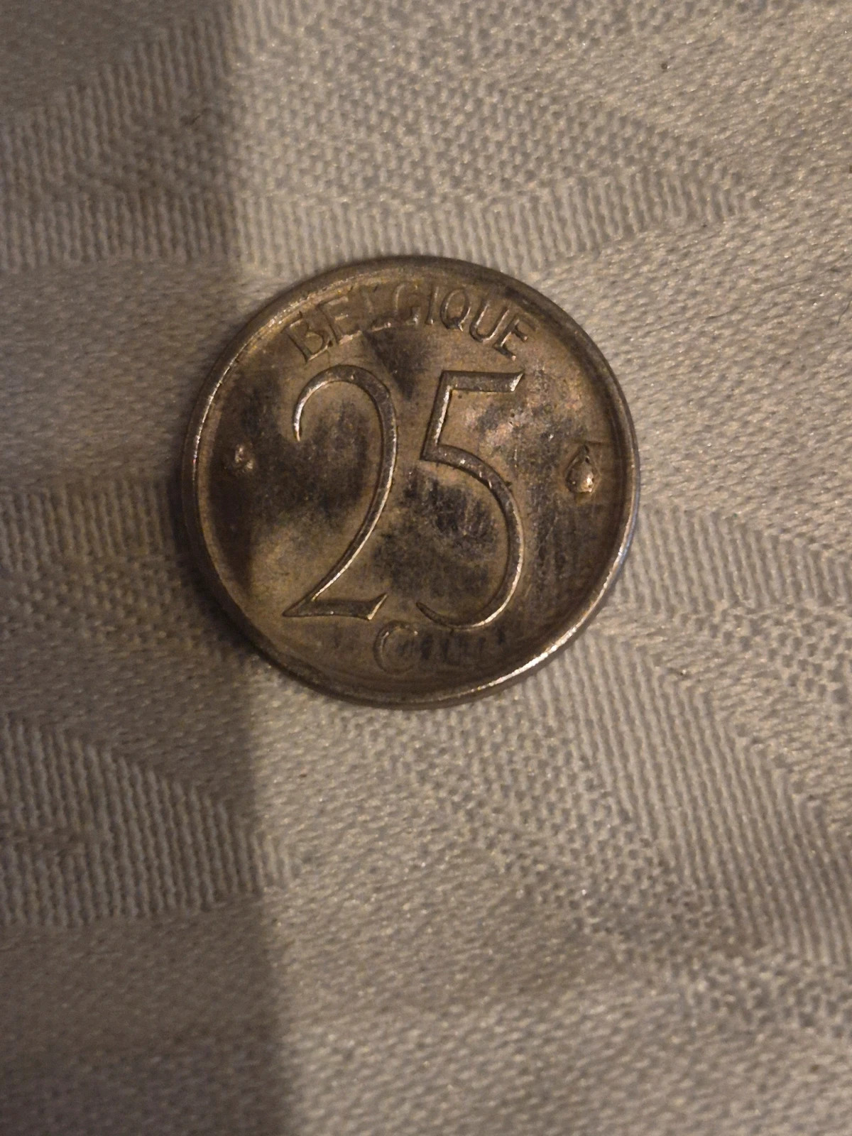 Pièce de 25 centimes belge (1969) 4