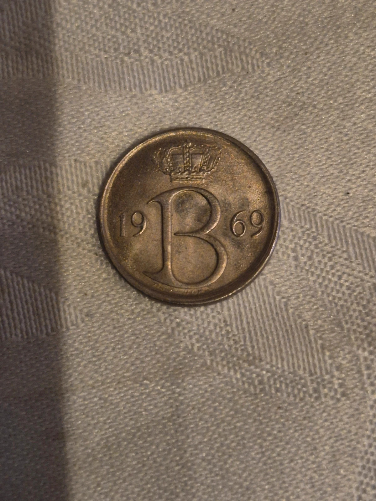 Pièce de 25 centimes belge (1969) 5