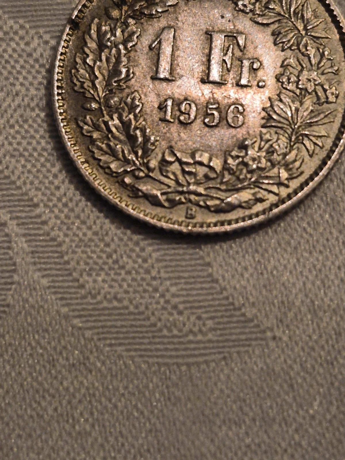 Pièce de 1 franc Suisse (1956) 2