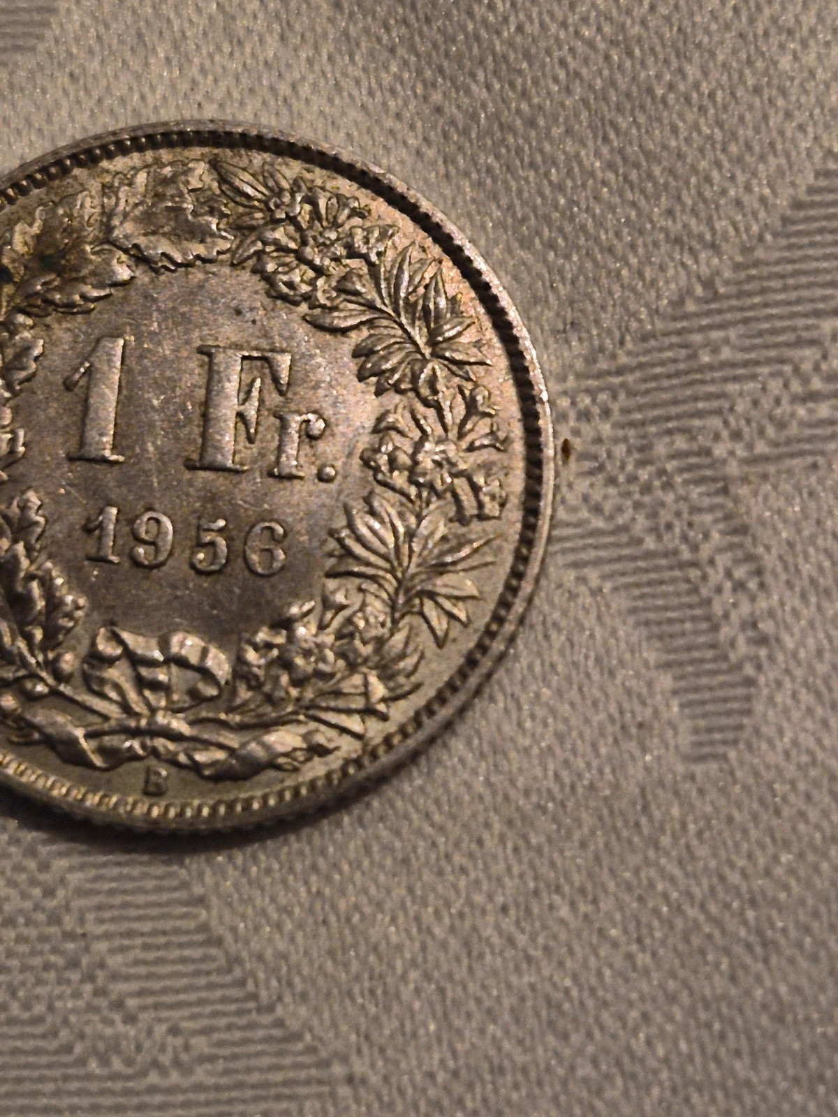 Pièce de 1 franc Suisse (1956) 5