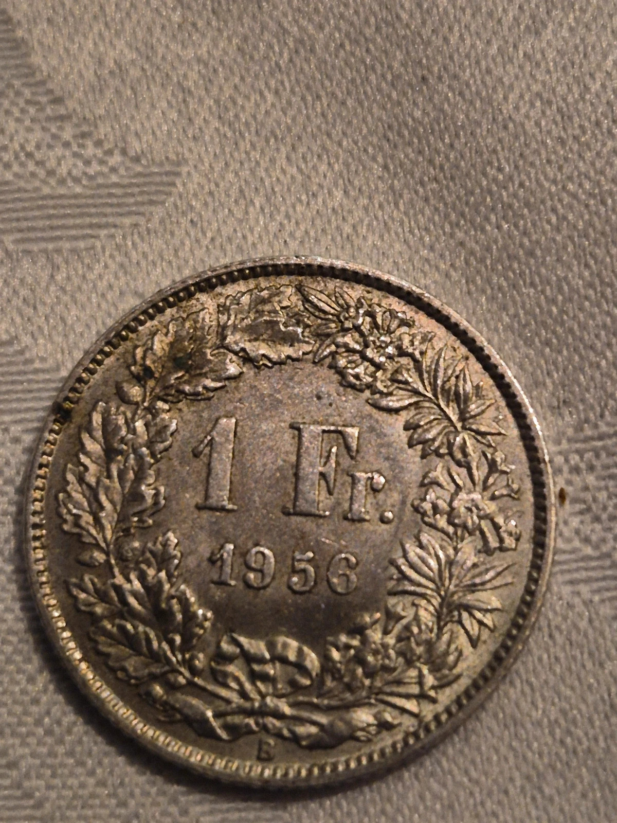 Pièce de 1 franc Suisse (1956) 4