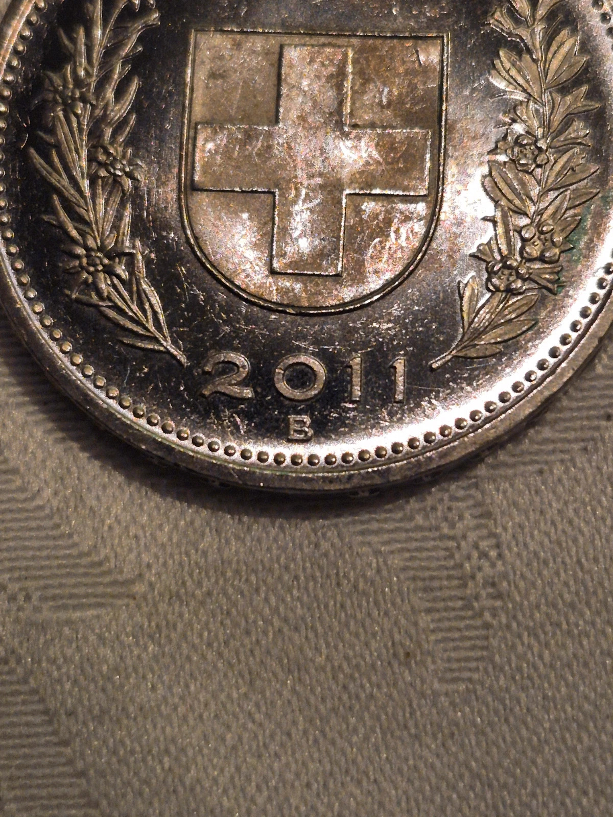 Pièce de 5 francs Suisse (2011) 2