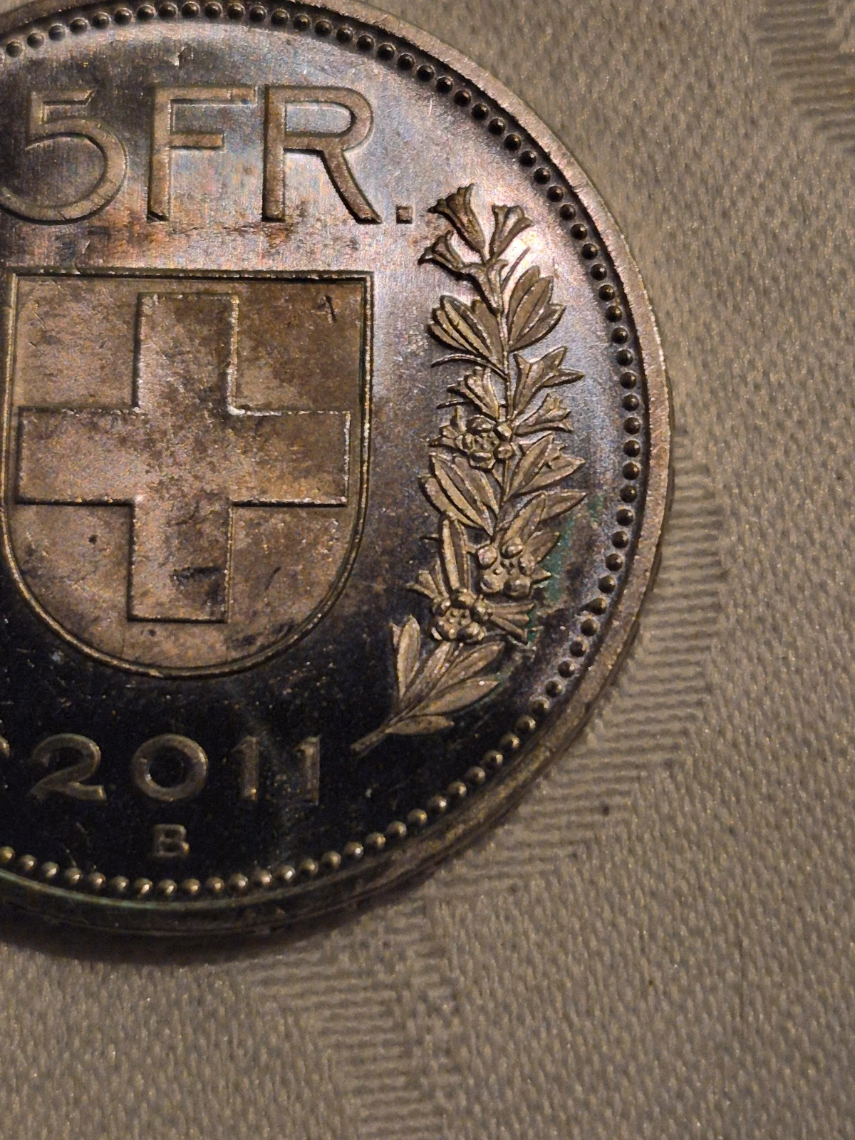 Pièce de 5 francs Suisse (2011) 5