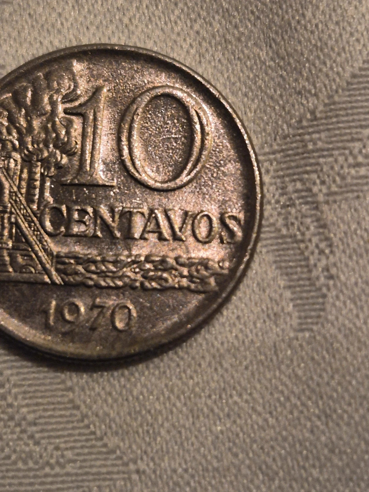 Pièce de 10 centimes brésilien (1970) 5