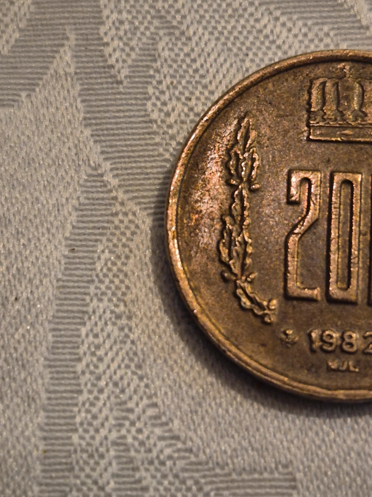 Pièce de 20 francs Luxembourg (1982) 2