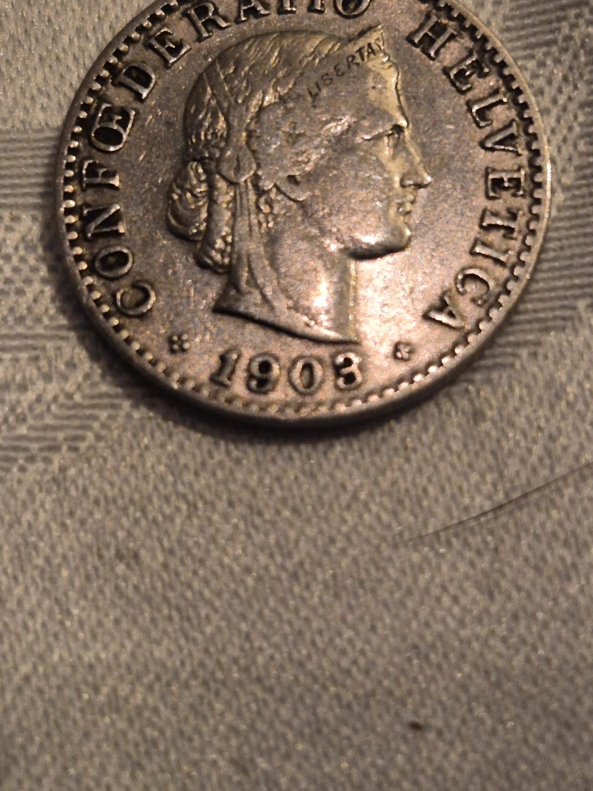 Pièce de 20 centimes Suisse (1903) 5