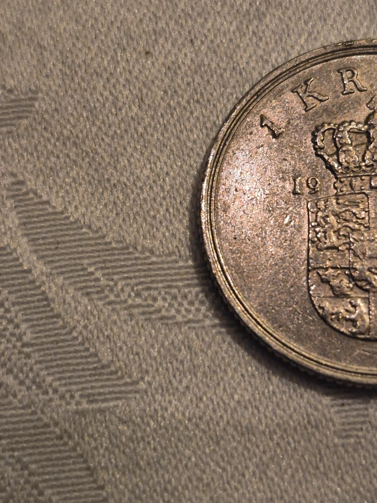 Pièce de 1 Krone danois (1966) 2