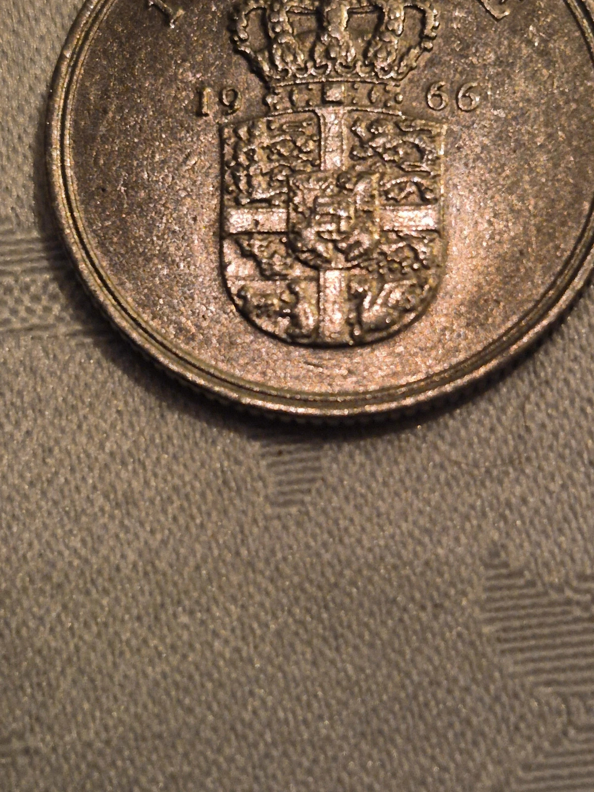 Pièce de 1 Krone danois (1966) 5
