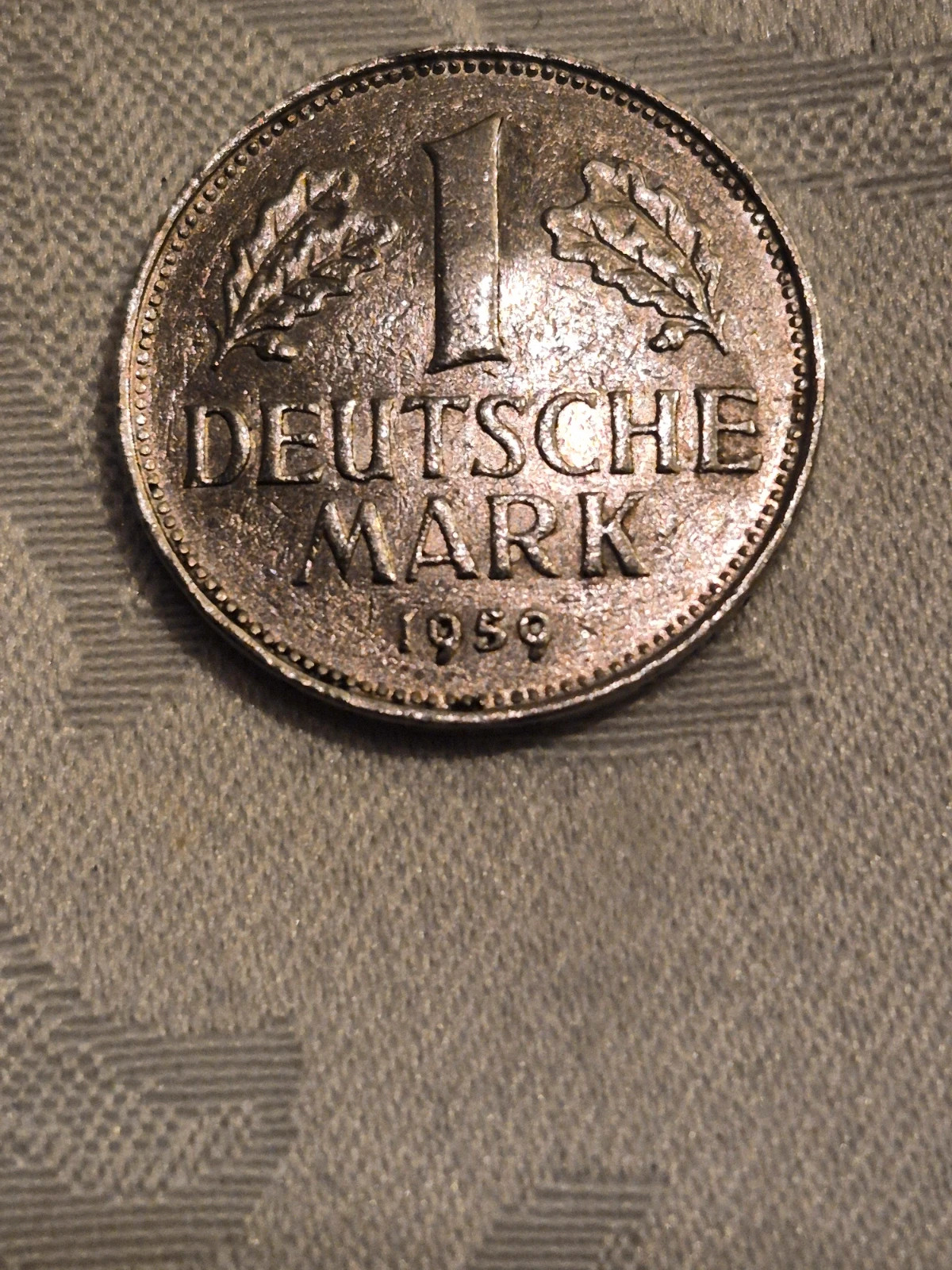 Pièce de 1 deutsche mark allemand (1950) 2
