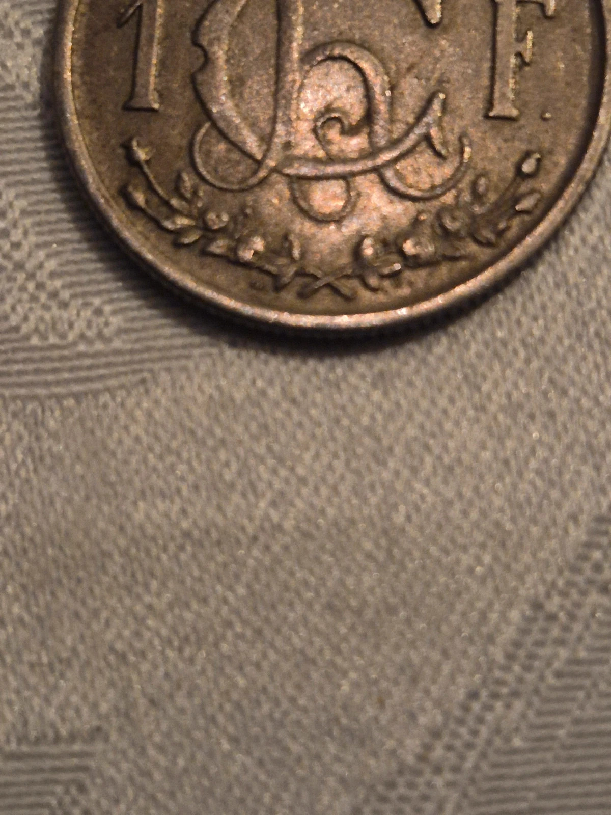 Pièce de 1 franc Luxembourg (1946) 5