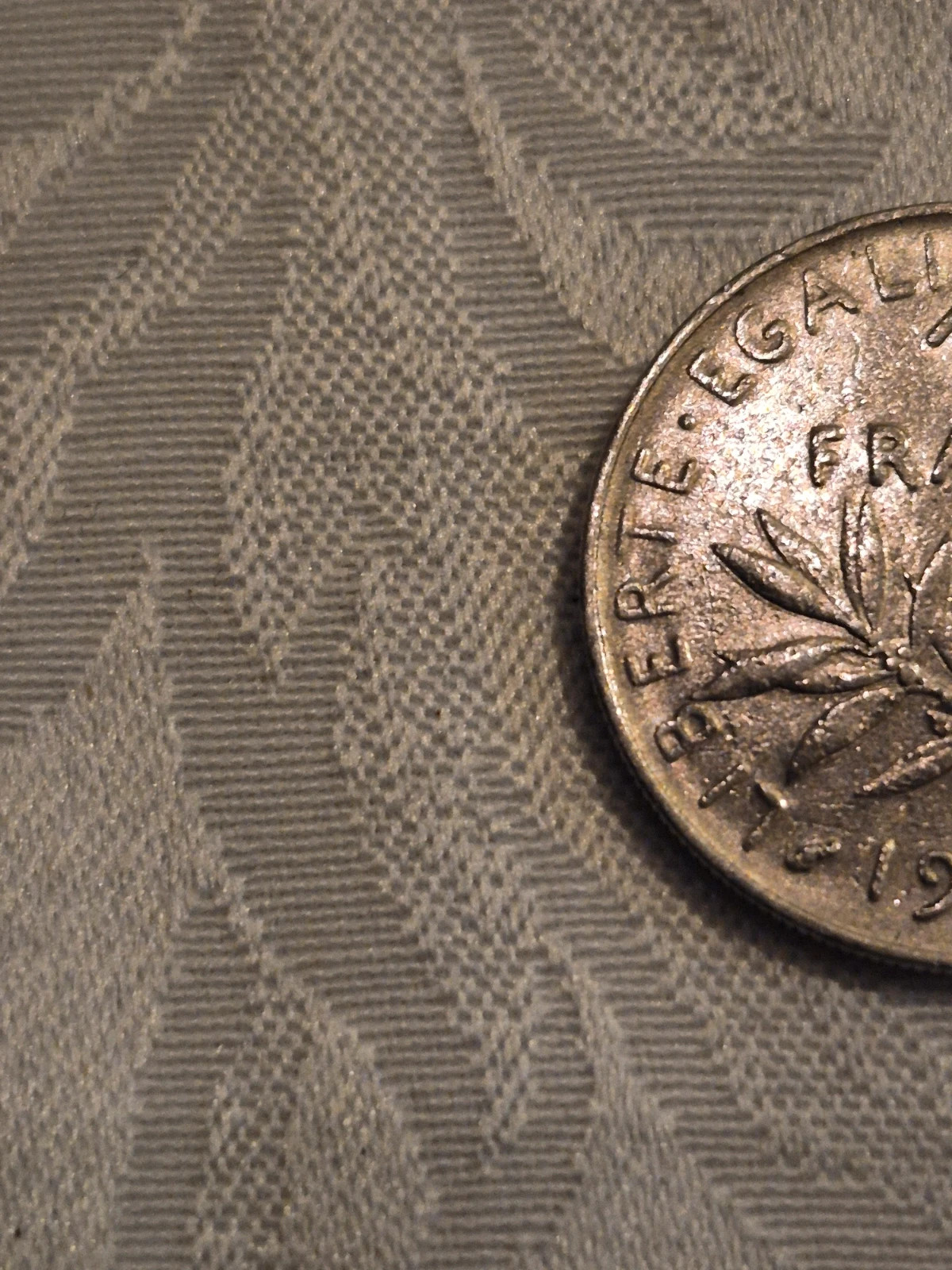Piece de 1 franc semeuse française (1960) 2