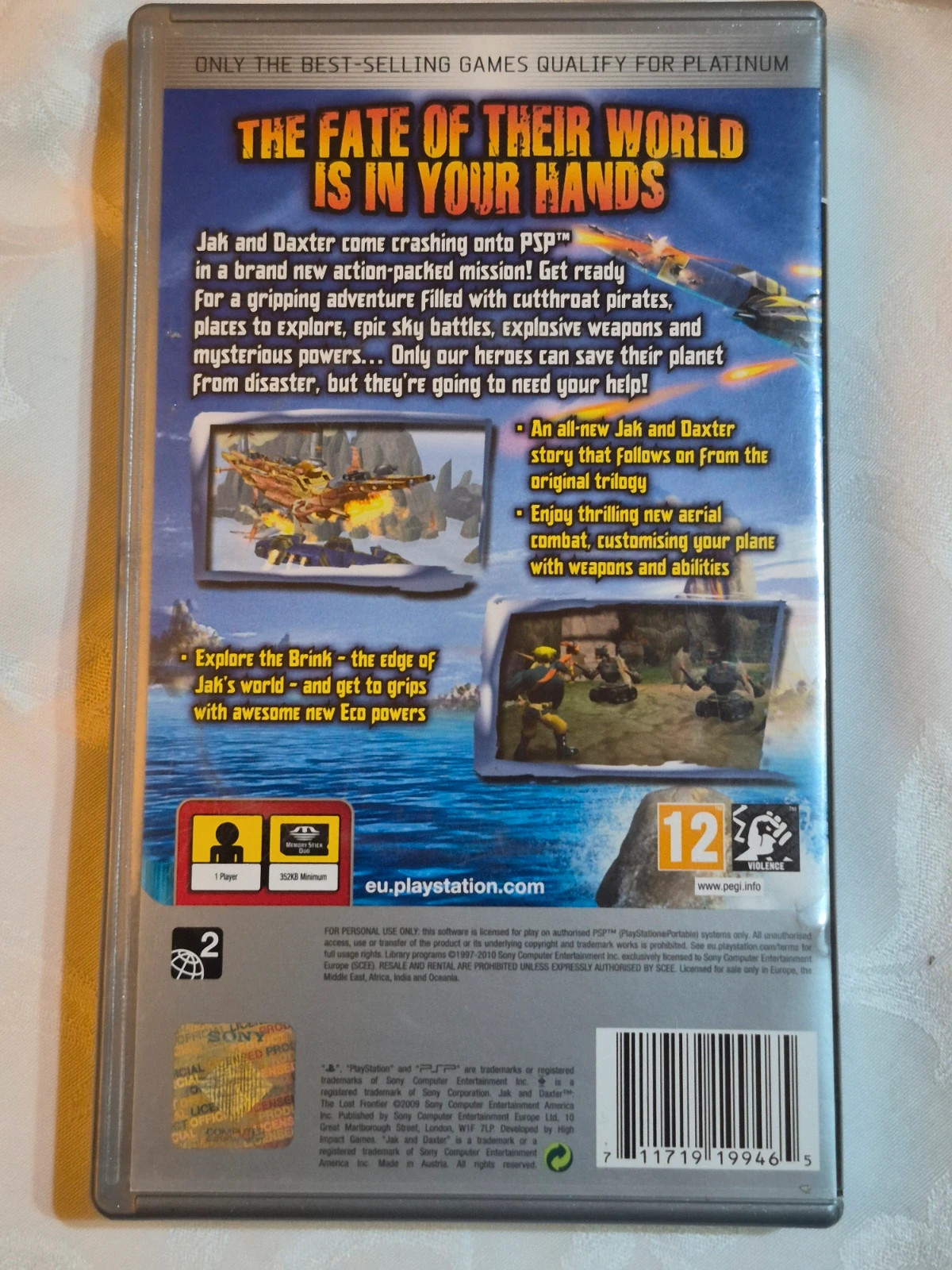 Jeu jak and daxter the lost frontier pour Psp(anglais) 2