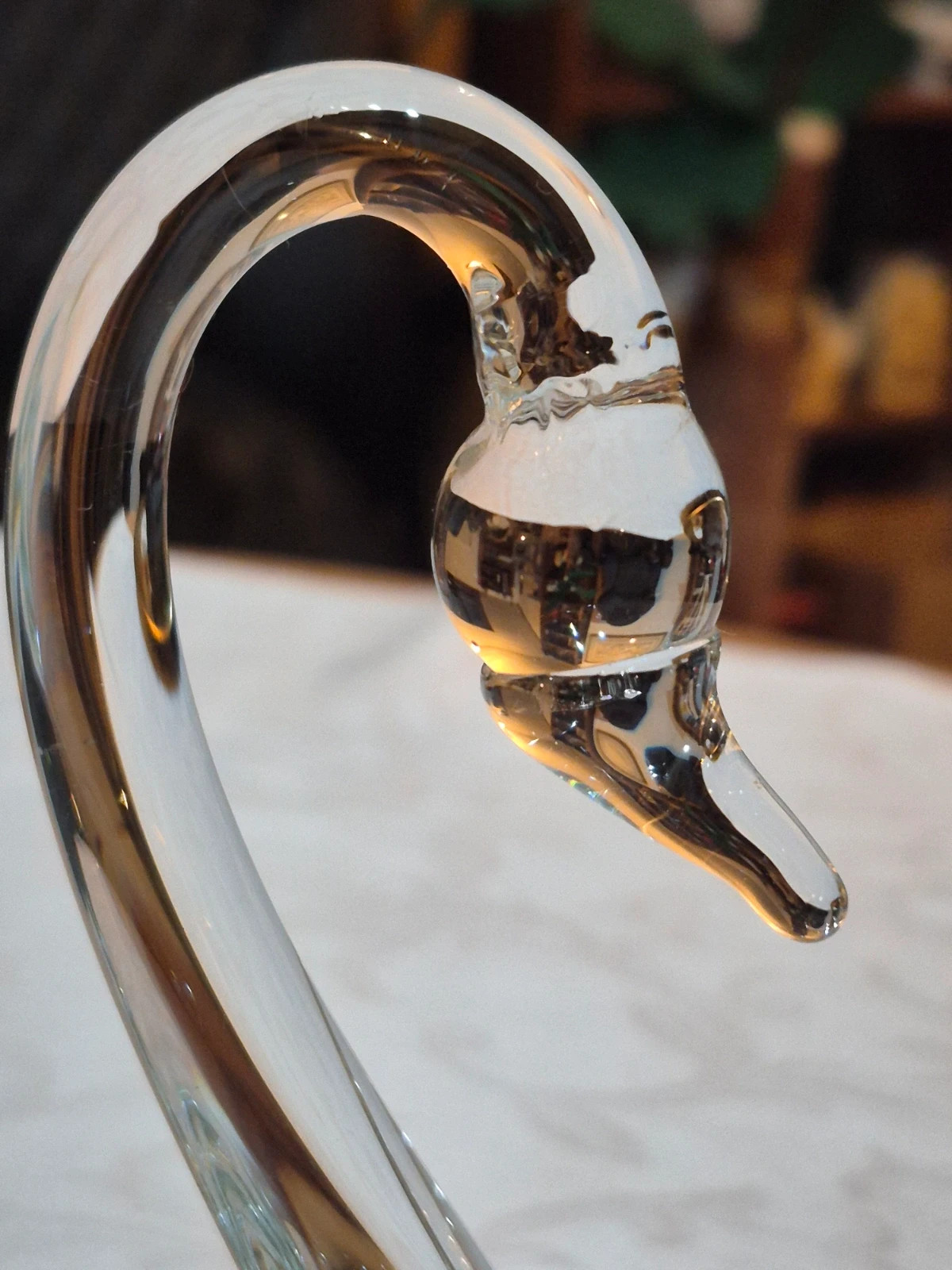 Vide poche en verre vintage années 60/70 18cm 2