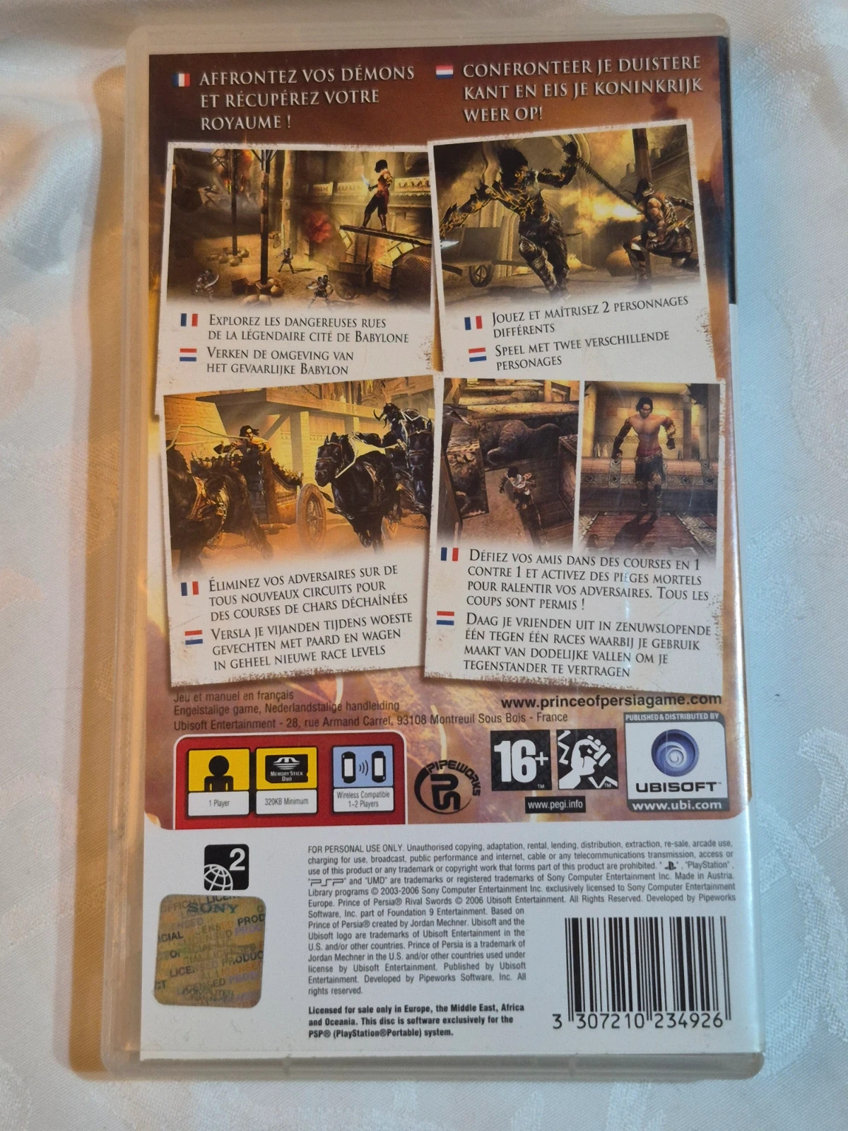 Jeu Prince of Persia pour Psp 2