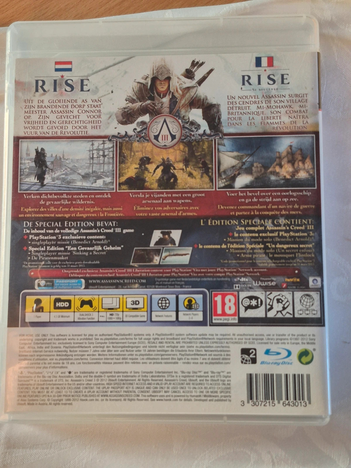 Jeu Assasin’s creed 3 pour PS3 complet 2
