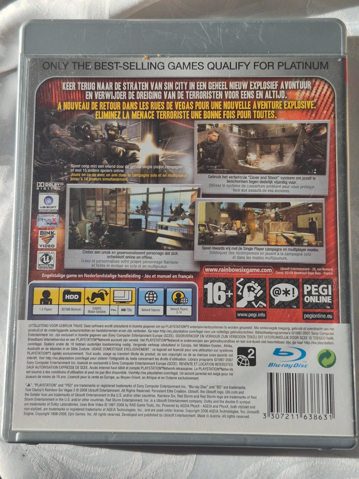 Jeu Rainbow Six Vegas 2 pour PS3 complet 2