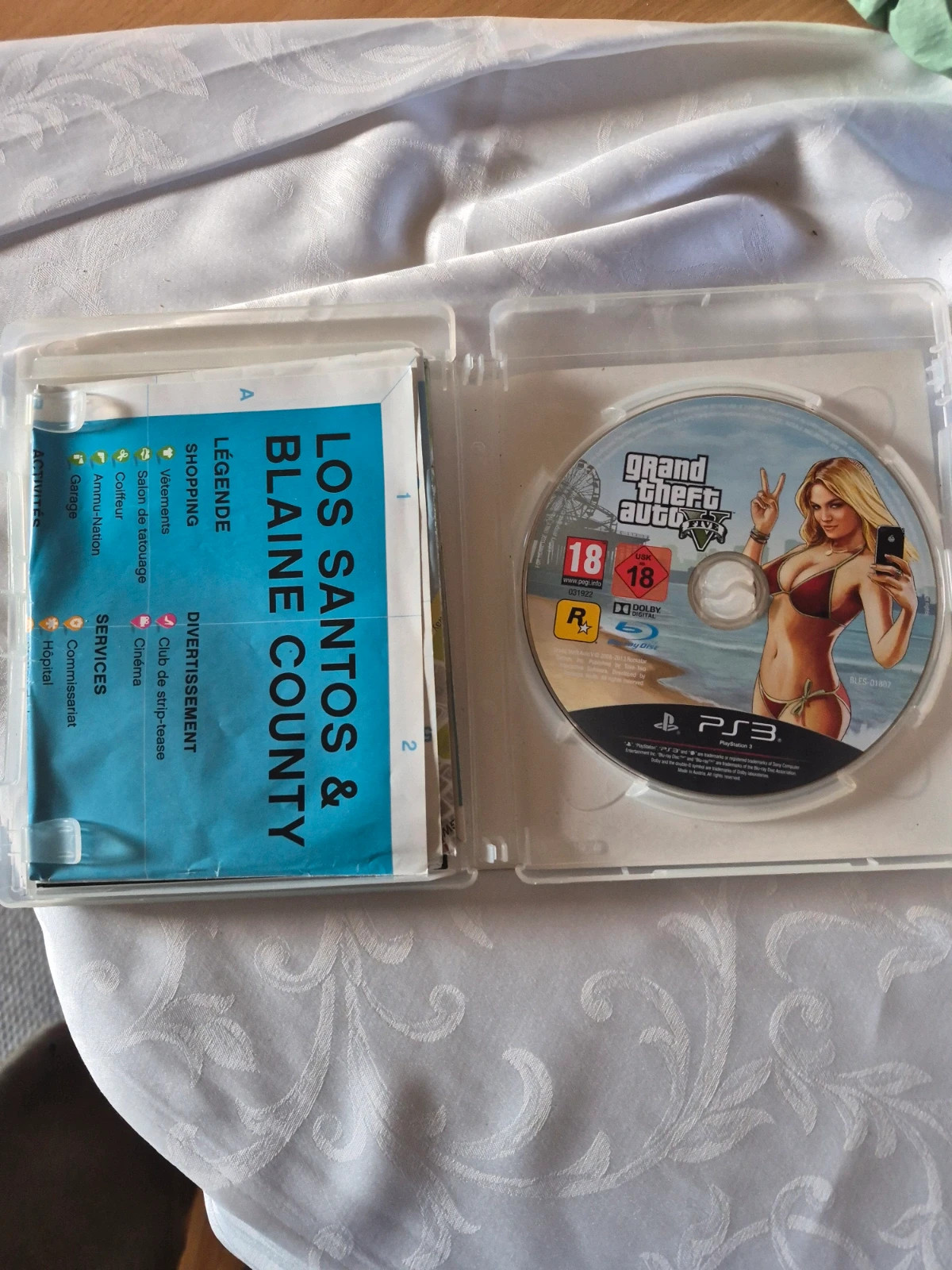 Jeu Grand Theft Auto V pour PS3 4