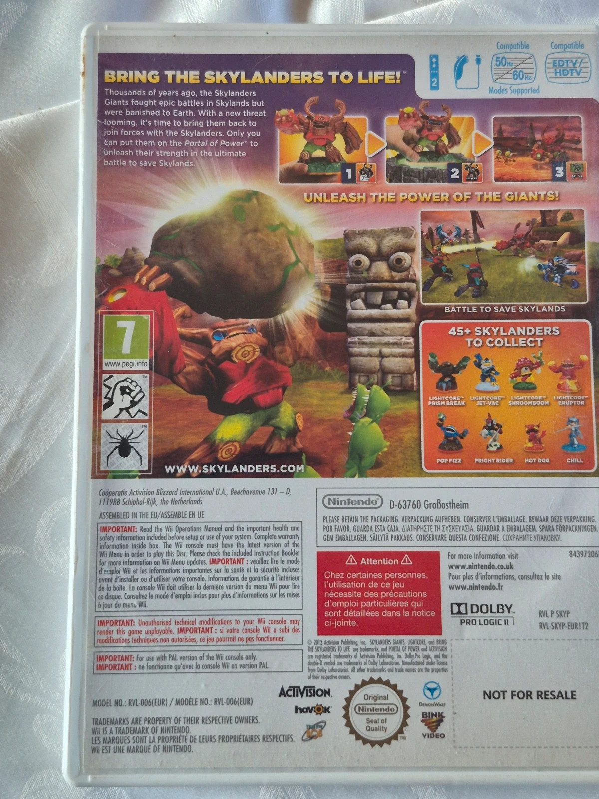 Jeu Skylanders Giants pour Wii 3
