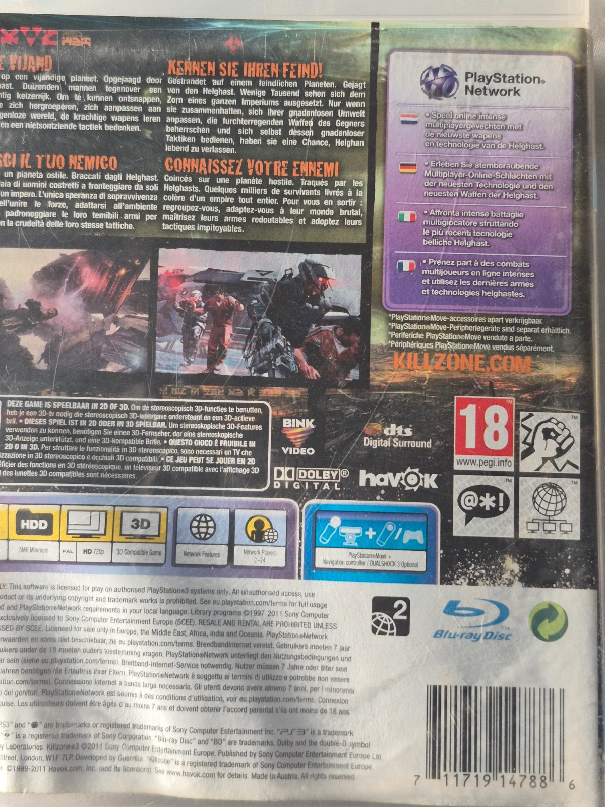 Jeu Killzone 3 pour PS3 complet 2