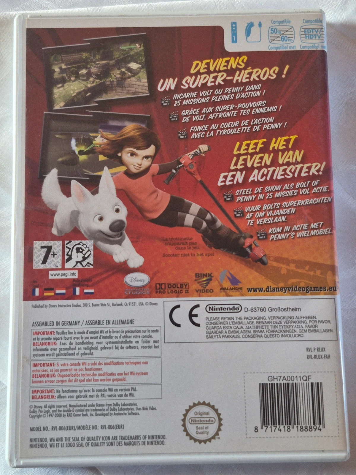 Jeu Bolt pour Wii complet 2