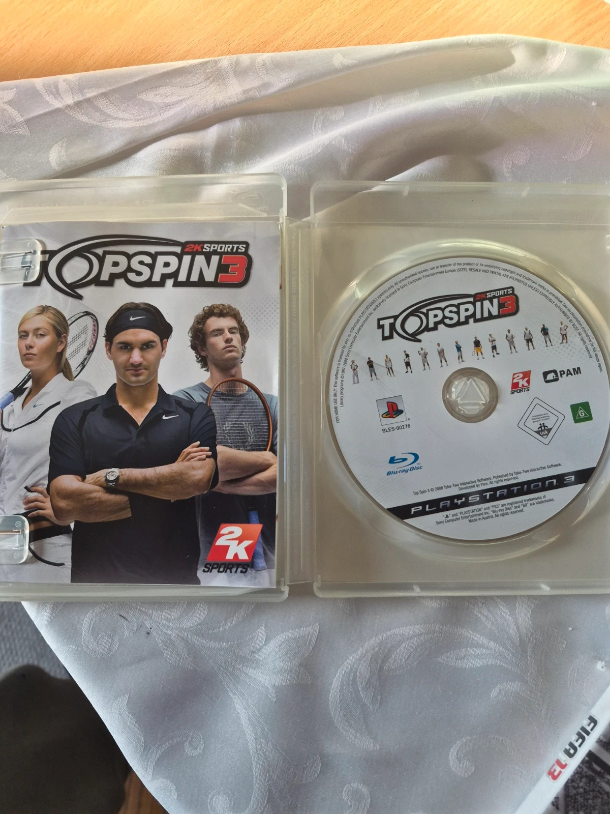 Jeu Top Spin 3 pour PS3 complet 4