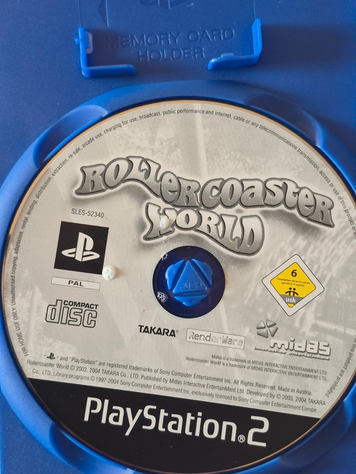 Jeu Roller Coaster World pour PS2 complet (anglais) 5