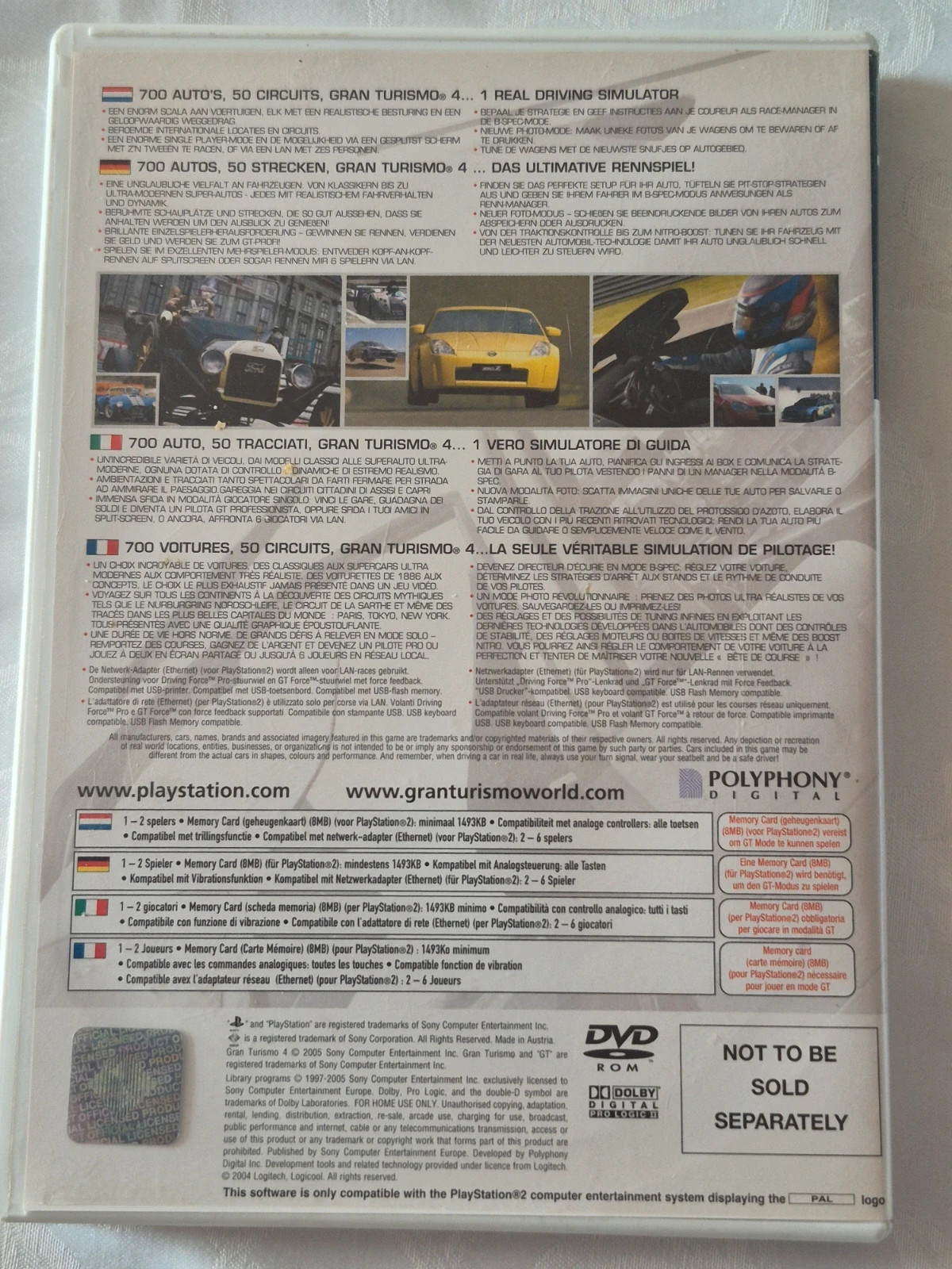 Jeu Grand Turismo pour PS2 complet 2