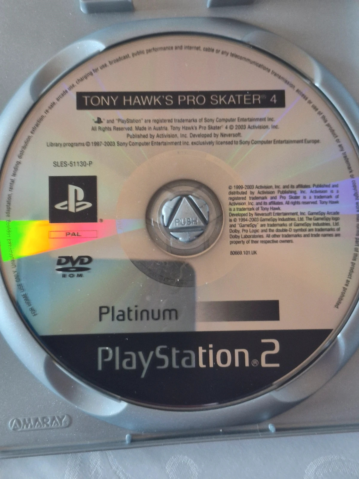 Jeu Tony Hawk’s 4 version platinum PS2 (anglais) 5