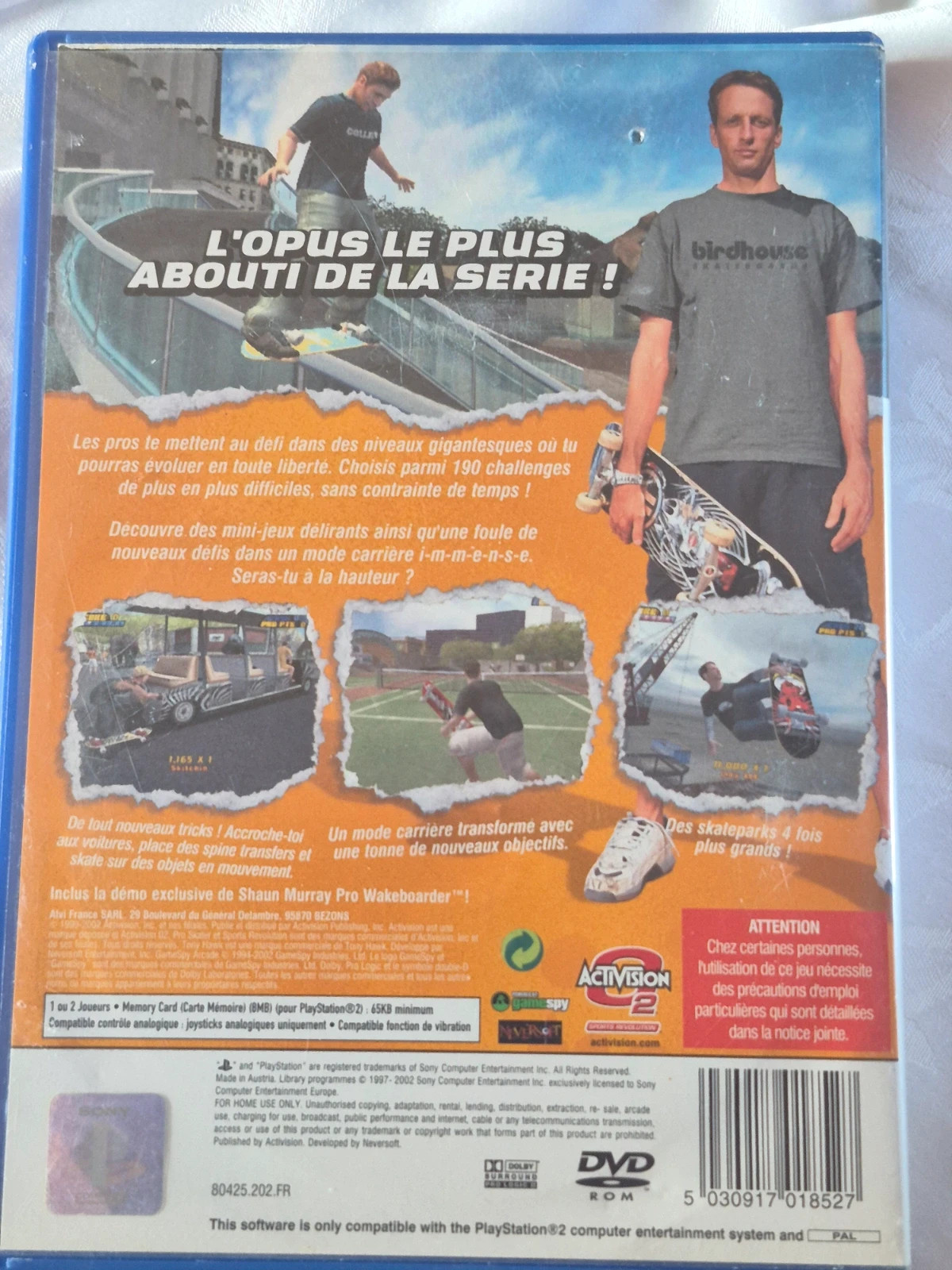 Jeu Tony Hawk’s 4 pour PS2 complet 2