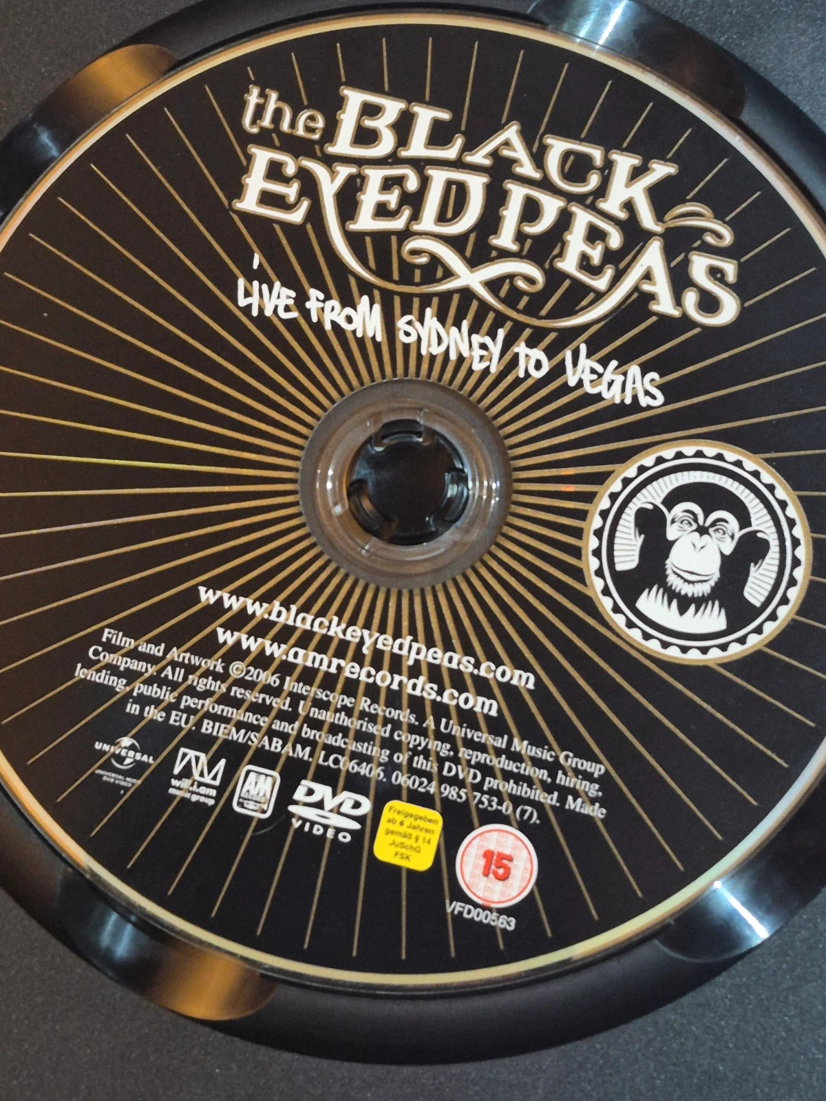 Dvd The Black Eyed Peas live from Sydney to Vegas 5