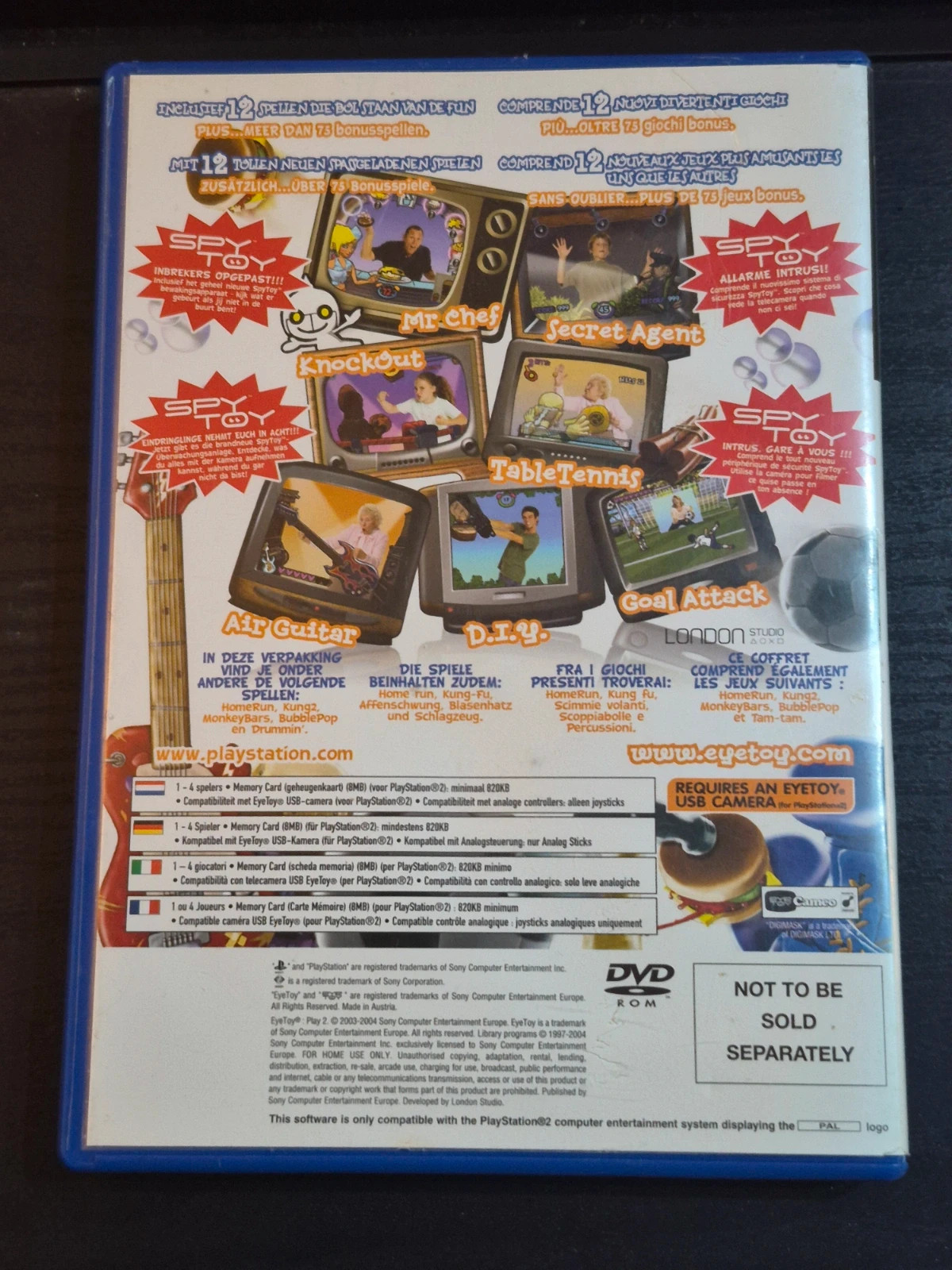 Jeu Eye toy play 2 pour PS2 complet 2