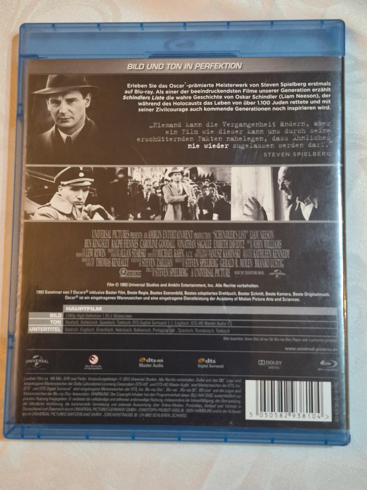 Blu-ray schindlers liste 2