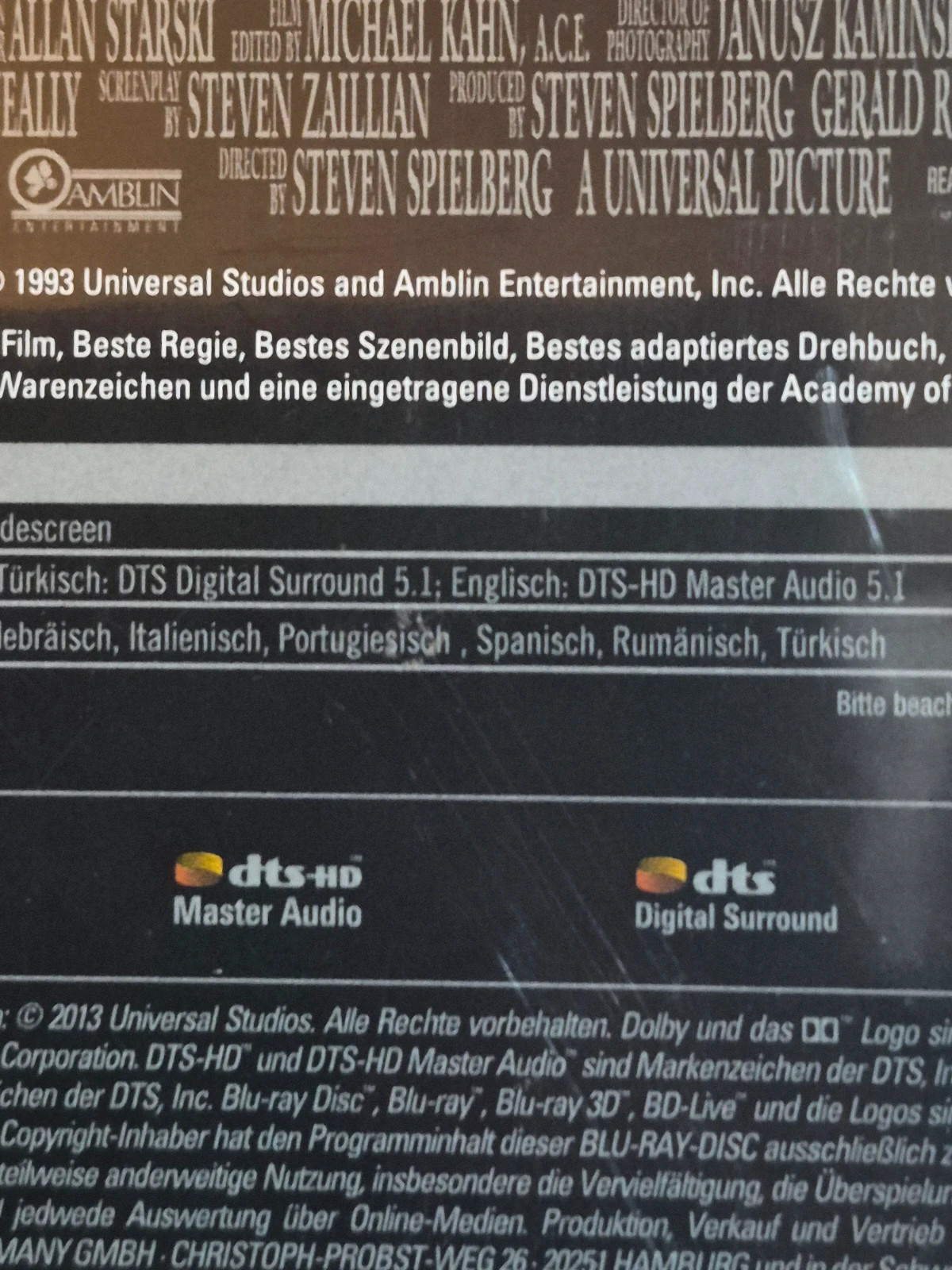 Blu-ray schindlers liste 4